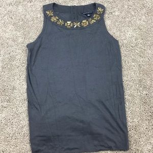 Banana republic medium grey tribal top